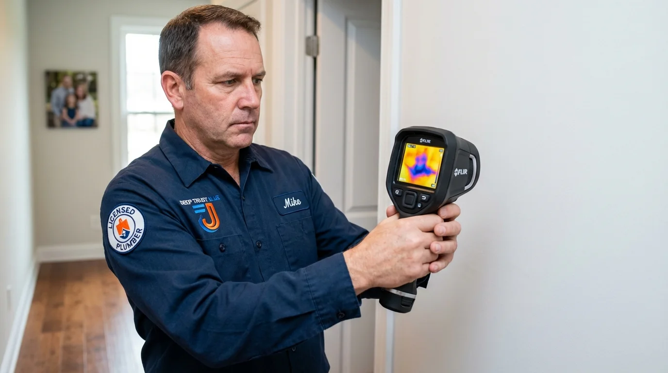 Thermal imaging leak detection by Johns Plumbing LLC in Mullen